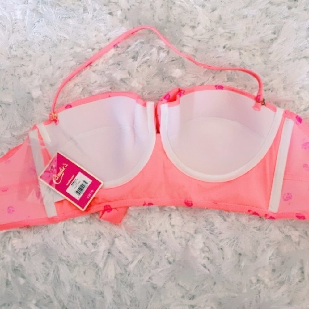 Candies Juniors Medium Neon Bikini Floral - Picture 3 of 4